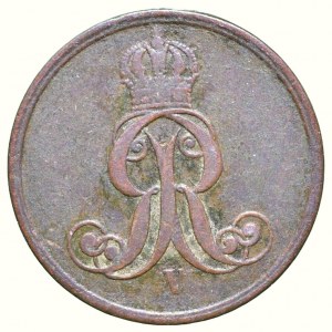 Hannover, Georg V. 1851-1866, 2 pfennig 1858