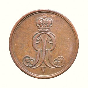 Hannover, Georg V. 1851-1866, 1 pfennig 1853