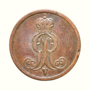 Hannover, Georg V. 1851-1866, 1 pfennig 1855