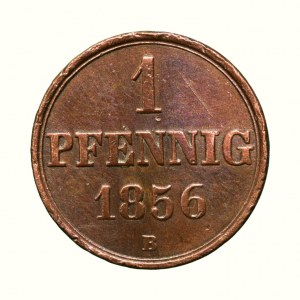 Hannover, Georg V. 1851-1866, 1 pfennig 1856