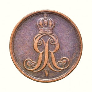 Hannover, Georg V. 1851-1866, 1 pfennig 1859