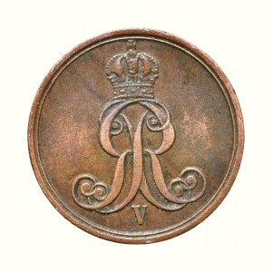 Hannover, Georg V. 1851-1866, 1 pfennig 1862