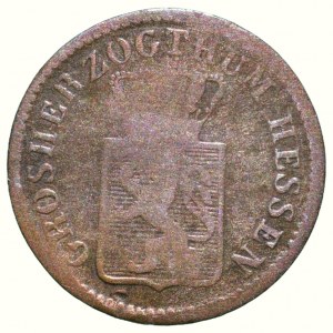 Hessen-Darmstadt, Ludwig II. 1830-1848, 1 kreuzer 1845