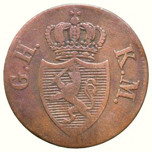 Hessen-Darmstadt, Ludwig II. 1830-1848, 1 heller 1841