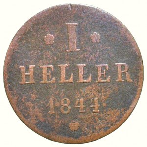 Hessen-Darmstadt, Ludwig II. 1830-1848, 1 heller 1844