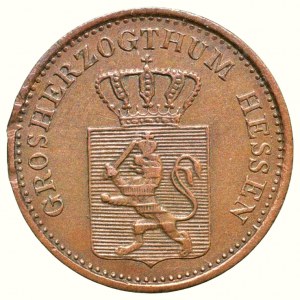 Hessen-Darmstadt, Ludwig III. 1848-1877, 1 pfennig 1868