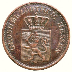 Hessen-Darmstadt, Ludwig III. 1848-1877, 1 pfennig 1869