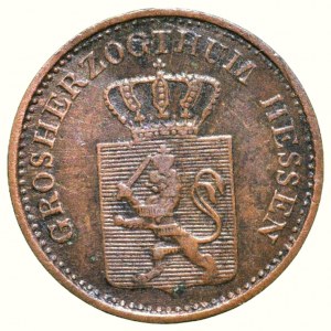 Hessen-Darmstadt, Ludwig III. 1848-1877, 1 pfennig 1871