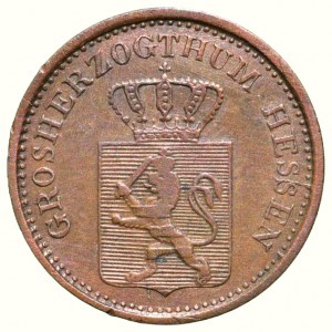 Hessen-Darmstadt, Ludwig III. 1848-1877, 1 pfennig 1872