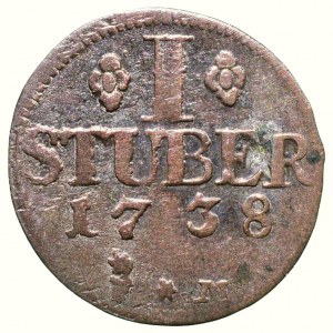 Juelich-Berg, Karl Philipp 1716-1742, 1 stüber 1738 FM