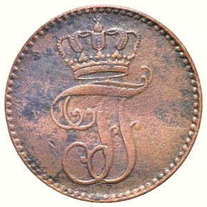 Mecklenburg-Schwerin, Friedrich Franc II. 1842-1883, 3 pfennig 1848 A