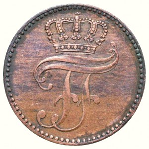 Mecklenburg-Schwerin, Friedrich Franc II. 1842-1883, 3 pfennig 1859 A