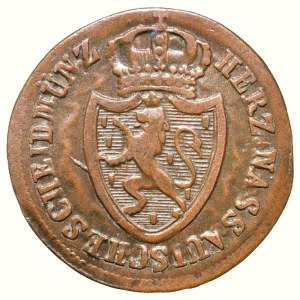 Nassau, Friedrich August und Friedrich Wilhelm 1806-1816, 1/4 kreuzer 1813