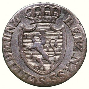 Nassau, Wilhelm 1816-1839, 3 kreuzer 1828