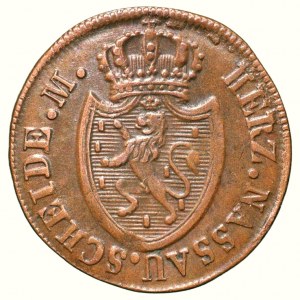 Nassau, Wilhelm 1816-1839, 1/4 kreuzer 1818