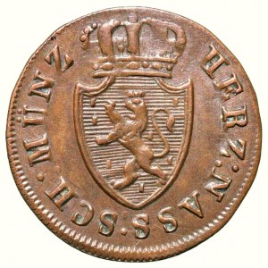 Nassau, Wilhelm 1816-1839, 1/4 kreuzer 1819