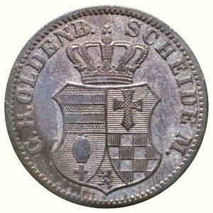Oldenburg, Nicolaus Friedrich Peter, 1853-1900, 1 silbergroschen 1864 B