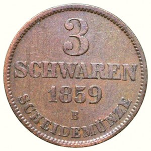 Oldenburg, Nicolaus Friedrich Peter, 1853-1900, 3 schwaren 1859 B