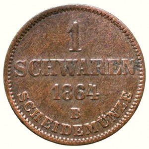 Oldenburg, Nicolaus Friedrich Peter, 1853-1900, 1 schwaren 1864 B
