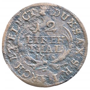Sasko-Albertinská linie, Friedrich August I. 1694-1733, 1/12 taler 1715 ILH