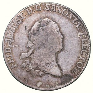 Sasko-Albertinská linie, Fridrich August III. 1763 - 1806, 2/3 tolar 1764 IFOF