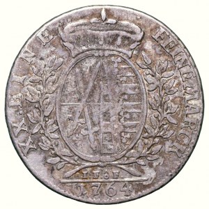 Sasko-Albertinská linie, Fridrich August III. 1763 - 1806, 2/3 tolar 1764 IFOF