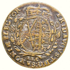 Sasko-Albertinská linie, Fridrich August III. 1763 - 1806, 1/12 taler 1764 EDC