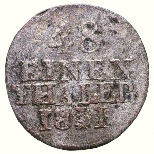 Sasko, Friedrich August I. 1806-1827, 1/48 taler 1811 H