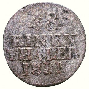 Saxony, Friedrich August I. 1806-1827, 1/48 taler 1811 H