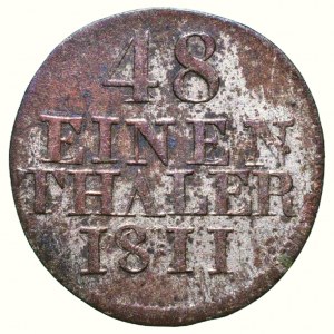 Sasko, Friedrich August I. 1806-1827, 1/48 taler 1811 H.
