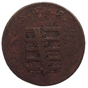 Sachsen-Weimar-Eisenach, Carl August 1775-1828, 4 pfennig 1810 Cu