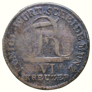 Württemberg, Friedrich I. 1806-1816, 6 kreuzer 1808