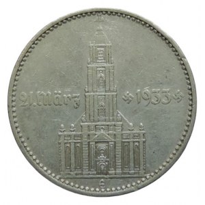 NĚMECKO III. ŘÍŠE, 2 Marka 1934 E věž s datem J.356