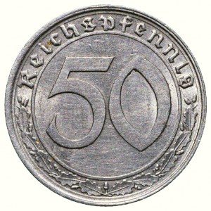 GERMANY III. ROW, 50 pfennig 1939 A
