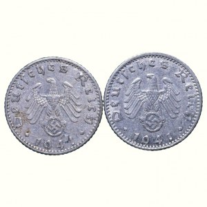 NĚMECKO III. ŘÍŠE, 50 pfennig 1941 A