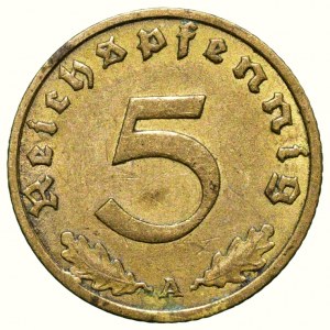 GERMANY III. RIES, 5 pfennig 1936 A