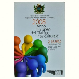 EURO MINCE, 2 euro 2008 - European Year of Intercultural Dialogue