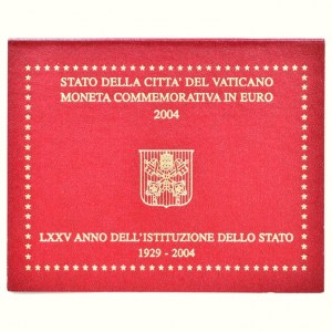 EURO MINCE, 2 euro 2004 - 75. výročie založenia Mestského štátu Vatikán