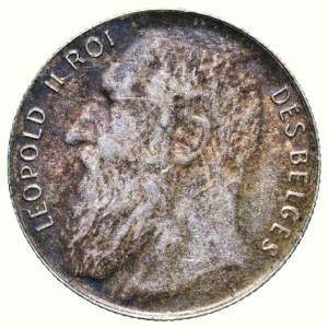 Belgium, Leopold II. 1865 - 1909, 50 centimes 1901
