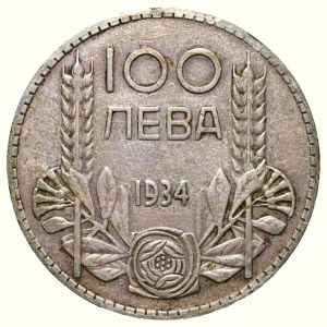 Bulgarie, Boris III 1918-1943, 100 leva 1934