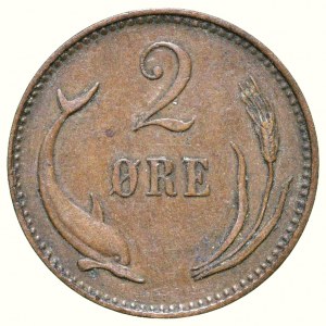 Dánsko, Christian IX. 1873-1906, 2 ore 1906