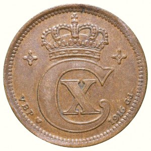 Dánsko, Christian X. 1912-1947, 5 ore 1916