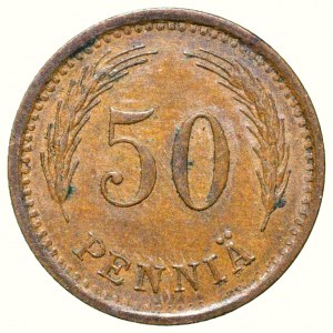 Finlande, 50 pennies 1941