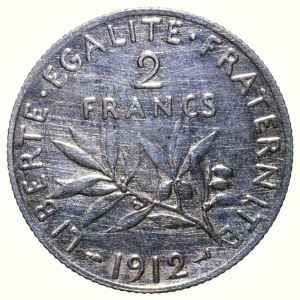 Francie, 2 frank 1912