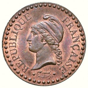Francia, 1 centesimo 1848 A