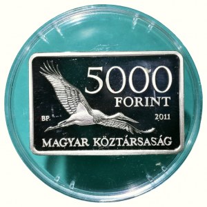 Hungary, 5000 forint 2011- Duna-Dráva Nemzeti Park