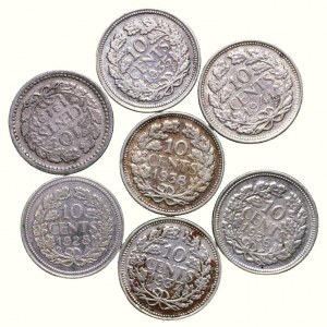 Netherlands, Wilhelmina, 1890 - 1948, 10 cents 1919