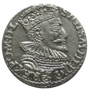 Pologne, Sigismond III. Vasa 1587-1632, III groschen 1594 Malbork