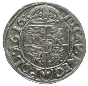 Poland, Sigismund III. Vasa 1587-1632, 3 krejcar 1616 for Silesia