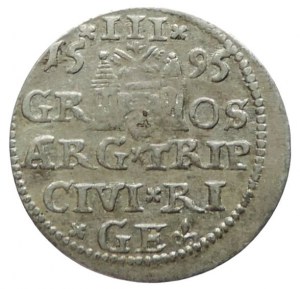 Polsko-Riga, Zikmund III. Vasa 1587-1632, III groš 1595